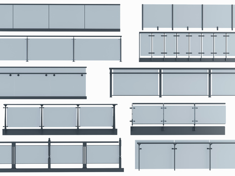 modern glass railing