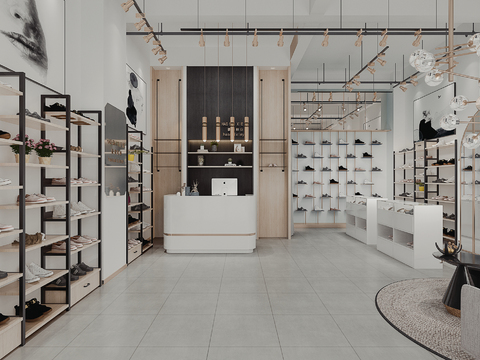 Modern Minimalist Shoe Store