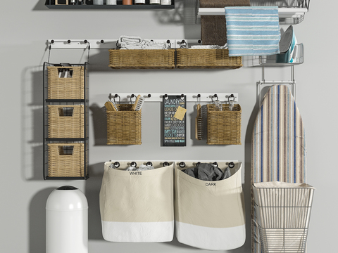 Nordic Bathroom Storage Basket Toiletries