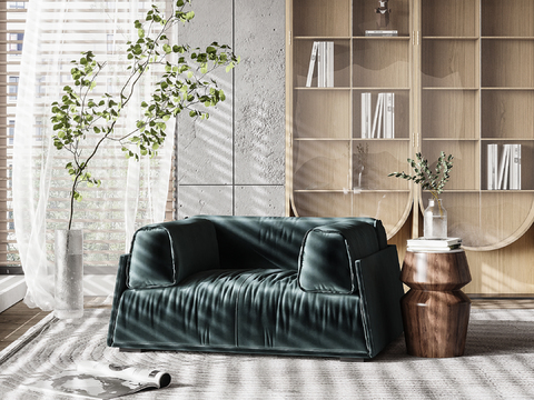 BAXTER modern fabric leisure sofa