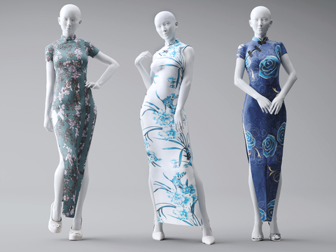 New Chinese Cheongsam Model