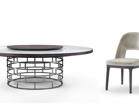 FLEXFORM table and chair combination