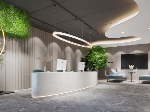 Nordic Office Front Desk Hall