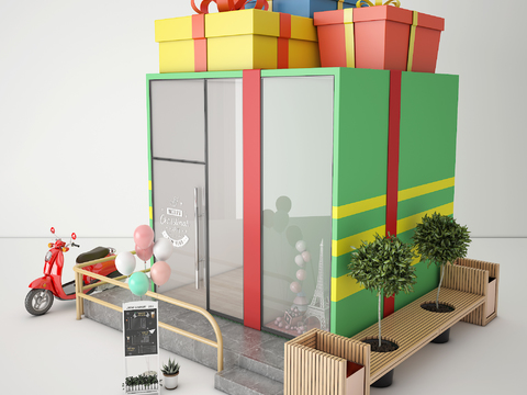 Modern gift kiosk