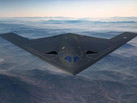 nuclear-powered bomber stealth aircraft