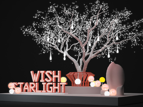 Modern Wishing Tree Lighting Decoration