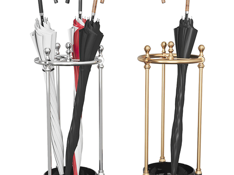 Modern metal umbrella stand umbrella