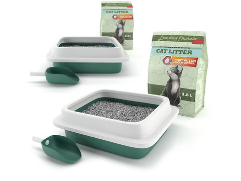 Modern pet litter box