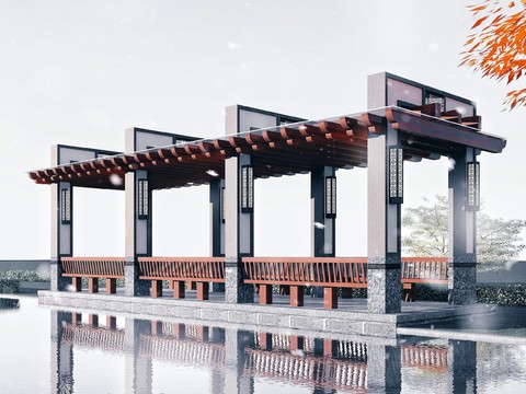 New Chinese-style Corridor Frame