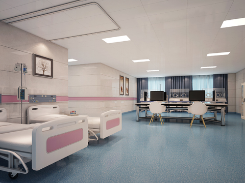 modern hospital ward