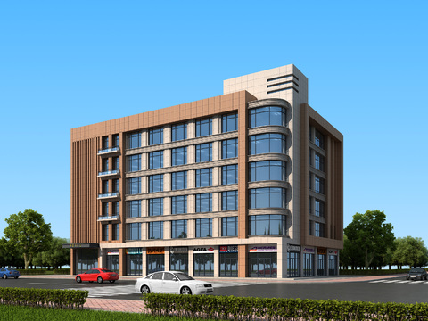 Modern Hotel Hotel Architectural Appearance