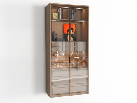 Modern Solid Wood Locker Free