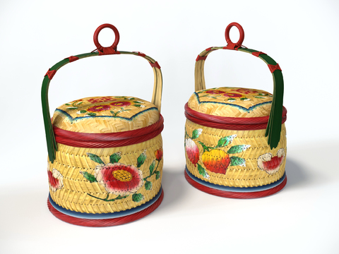 Modern Chaoshan Traditional Flower Basket