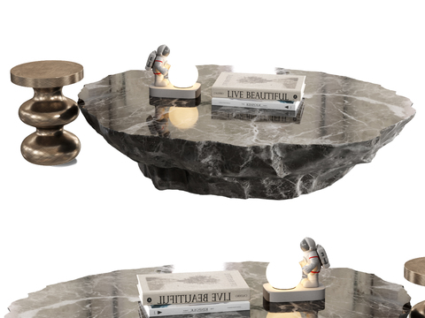 Cattelan Italia stone coffee table