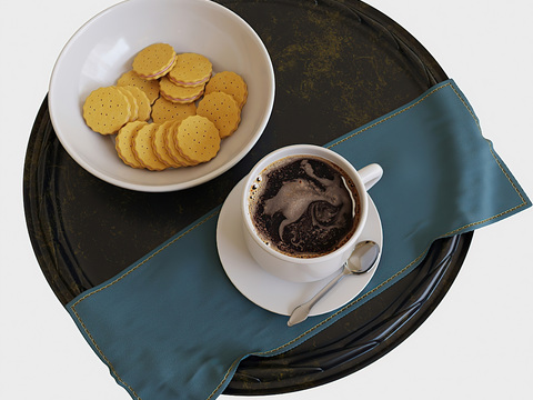 Modern Tableware Pastry Coffee