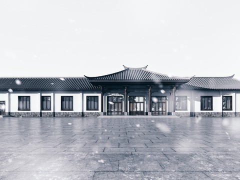 Appearance of Chinese-style Inn and Homestay