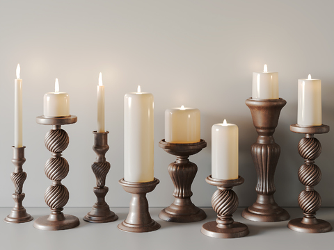 European-style Candlestick Lamp Candle