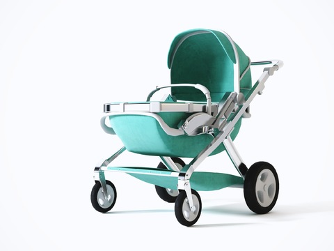 Modern minimalist baby carriage