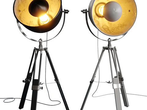 Industrial wind iron stage projection lamp