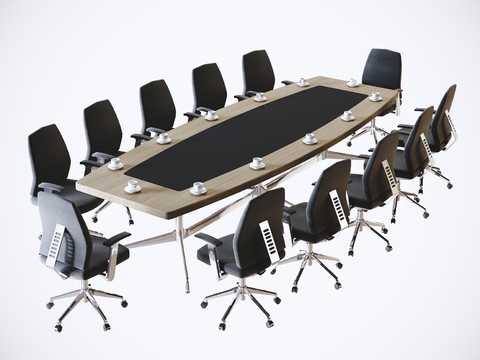 Modern conference table and chair