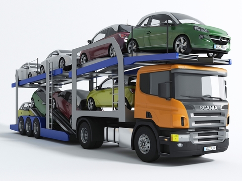 Modern Truck Transporter Car Carrier