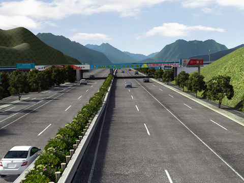 modern highway