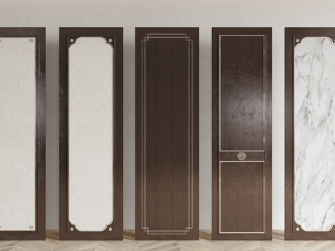 Neo-Chinese Style Panel Dado