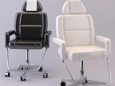 Modern Minimalist Stainless Steel Leather Care Chair Free