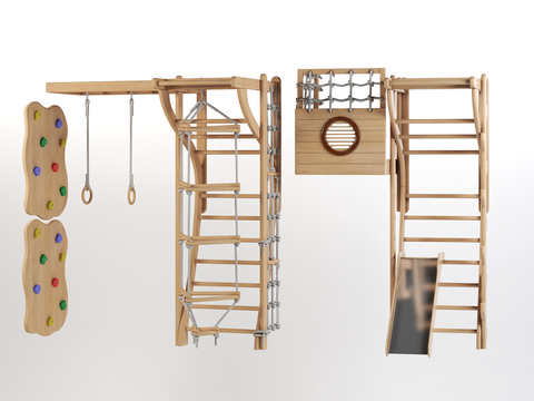 Modern Solid Wood Children's Amusement Facilities