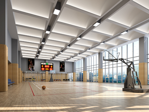 Indoor Basketball Gymnasium