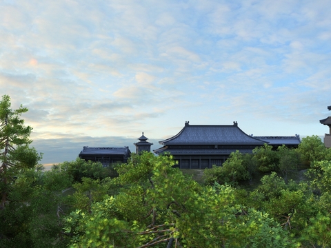 Chinese Ancient Architecture Landscape