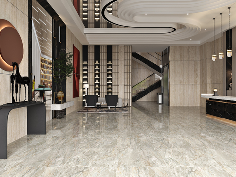 Modern Office Building Lobby Free