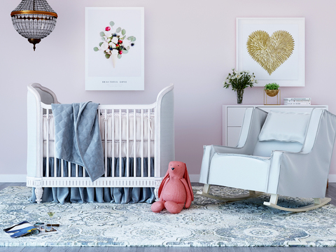 American Baby Bed Rocking Chair