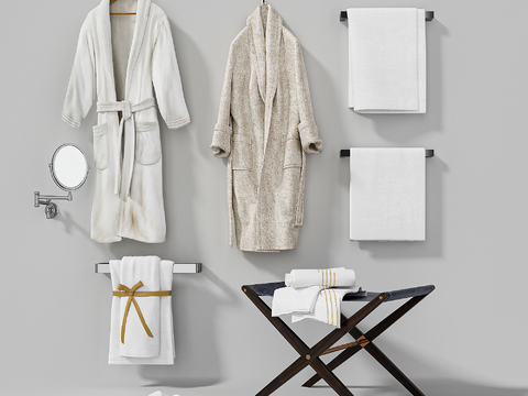 Modern Bathrobe Towel