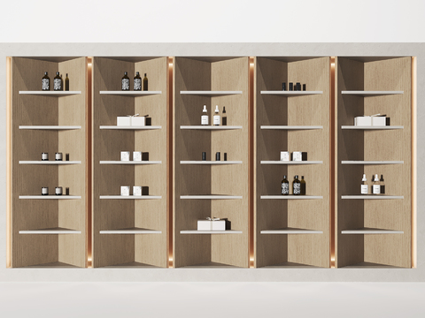 Modern Washing Products Display Cabinet