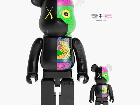 Modern Art Toy Kaws violent bear