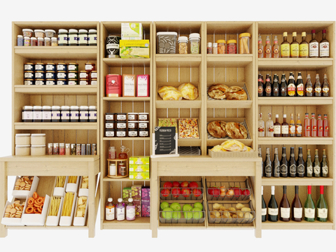 Modern Food Shelf Free