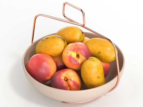 Peach Mango Fruit Fruit Plate