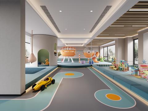 Modern children's indoor playground