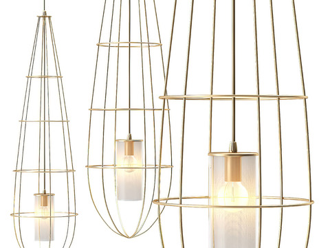 FLOS modern metal chandelier