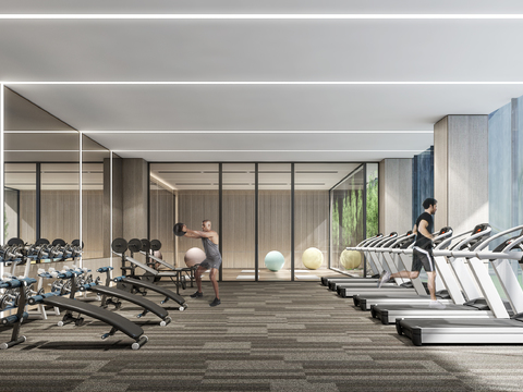 Modern Gym Yoga Studio