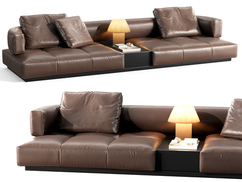 MISSANA leather sofa soft sofa