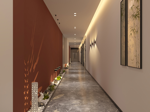 Clubhouse Corridor Averway