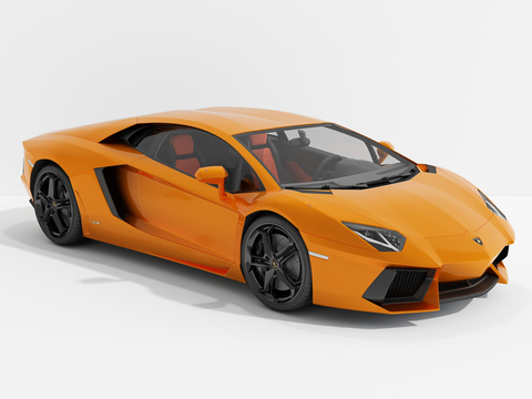 Modern Lamborghini sports car