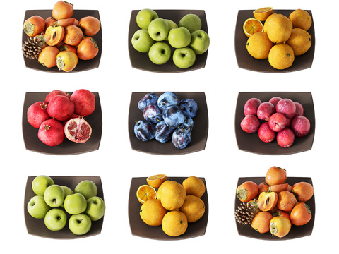 Modern fruit plate