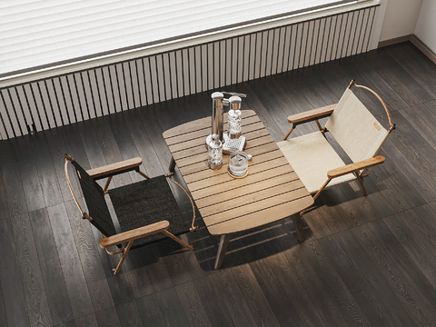 Cassina outdoor dining table and chairs