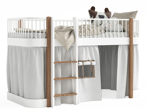 Oliver Low Loft Bed kids Bed Up and Down