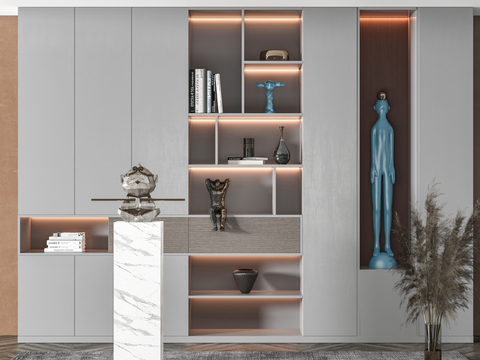 Modern Decorative Cabinet Bookcase