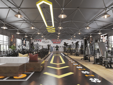 Industrial Style Simple Gym