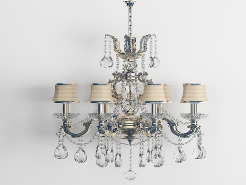 European-style Affordable Luxury Style Crystal Decorative Light Free